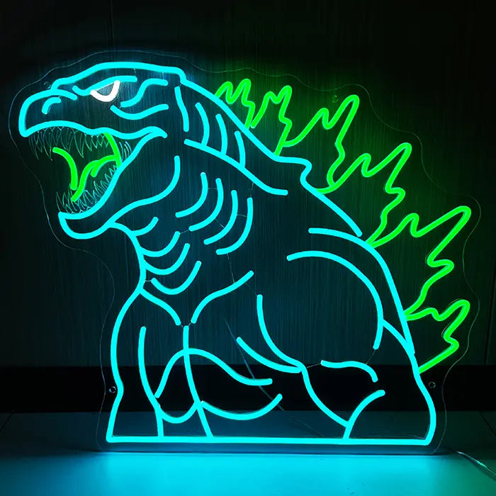 Godzilla Set Neon LED Schild – 7 Motive, dimmbar | Japan Anime Deko
