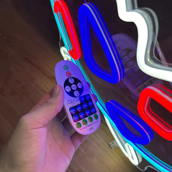 Seltene Pokémon Set Neon LED Schild – 12 Motive, dimmbar | Pokémon Sammler Deko