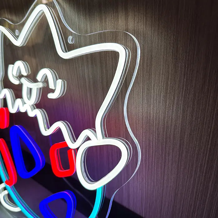 Seltene Pokémon Set Neon LED Schild – 12 Motive, dimmbar | Pokémon Sammler Deko