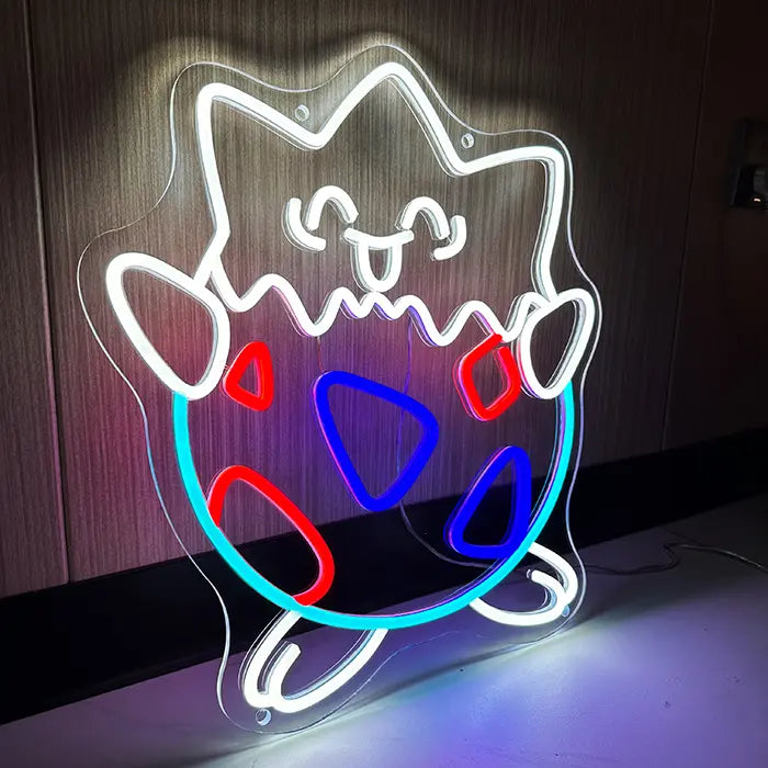 Seltene Pokémon Set Neon LED Schild – 12 Motive, dimmbar | Pokémon Sammler Deko