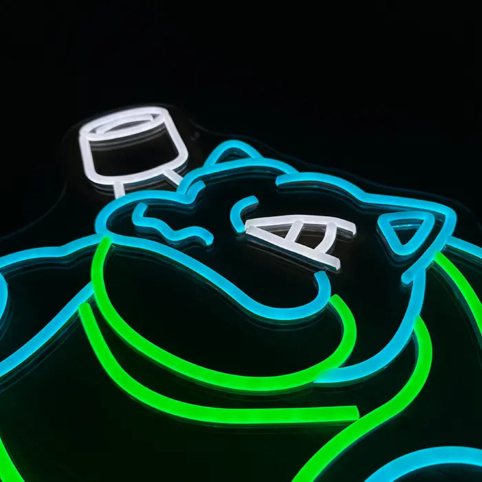 Pokémon Turtok Neon LED Schild – Dimmbar mit Fernbedienung | Pokémon Gaming Wanddeko