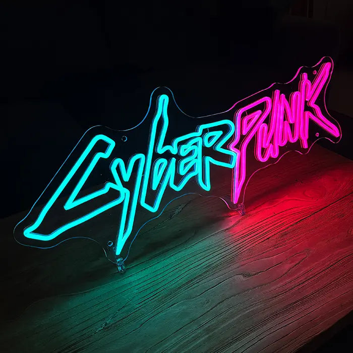 Cyber Futura Set Neon LED Schild – 9 Motive, dimmbar | Sci-Fi Gaming Deko