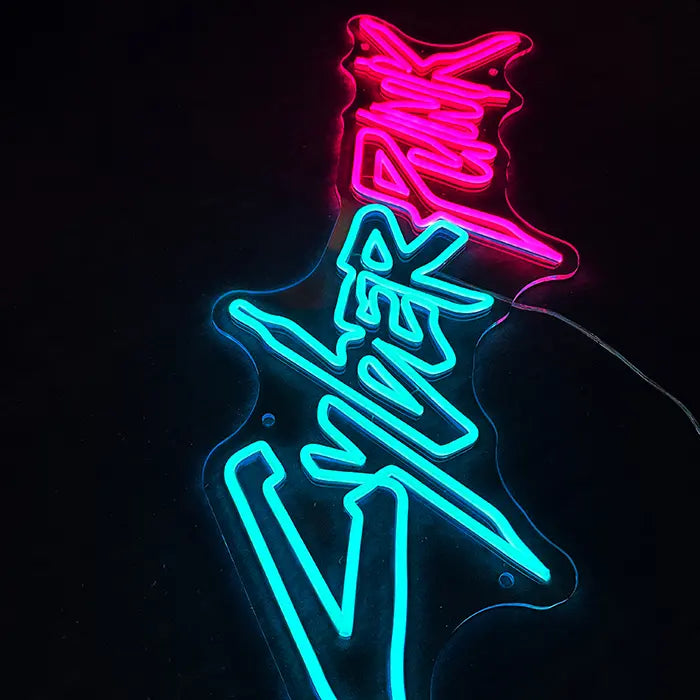Cyber Futura Set Neon LED Schild – 9 Motive, dimmbar | Sci-Fi Gaming Deko