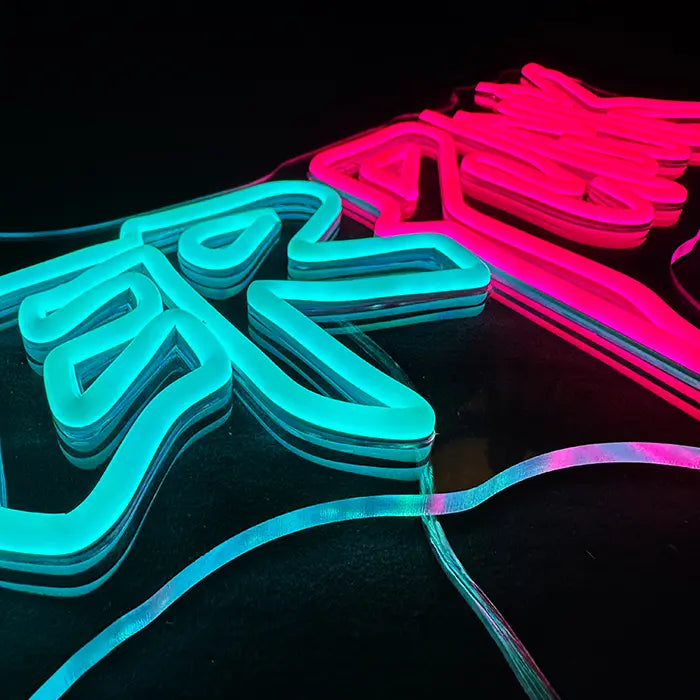 Cyber Futura Set Neon LED Schild – 9 Motive, dimmbar | Sci-Fi Gaming Deko