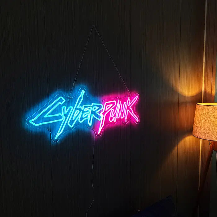 Cyber Futura Set Neon LED Schild – 9 Motive, dimmbar | Sci-Fi Gaming Deko
