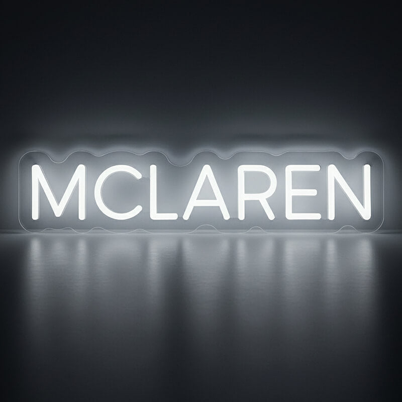 McLaren Neon LED Schild USB – Supercar Mancave Wanddeko