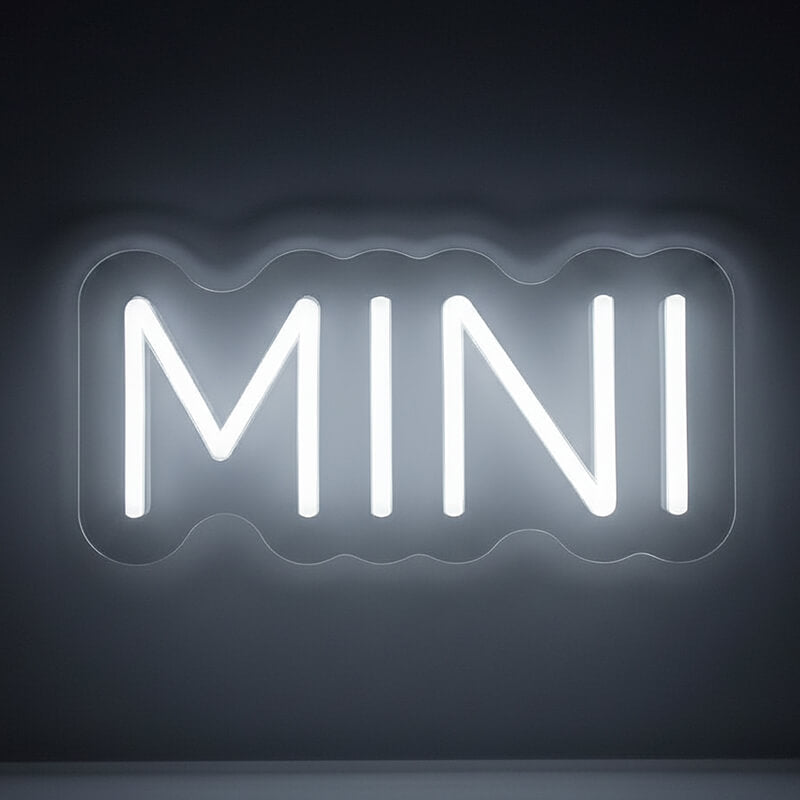 Mini Neon LED Schild USB – Mini Cooper Fan Garage Wanddeko