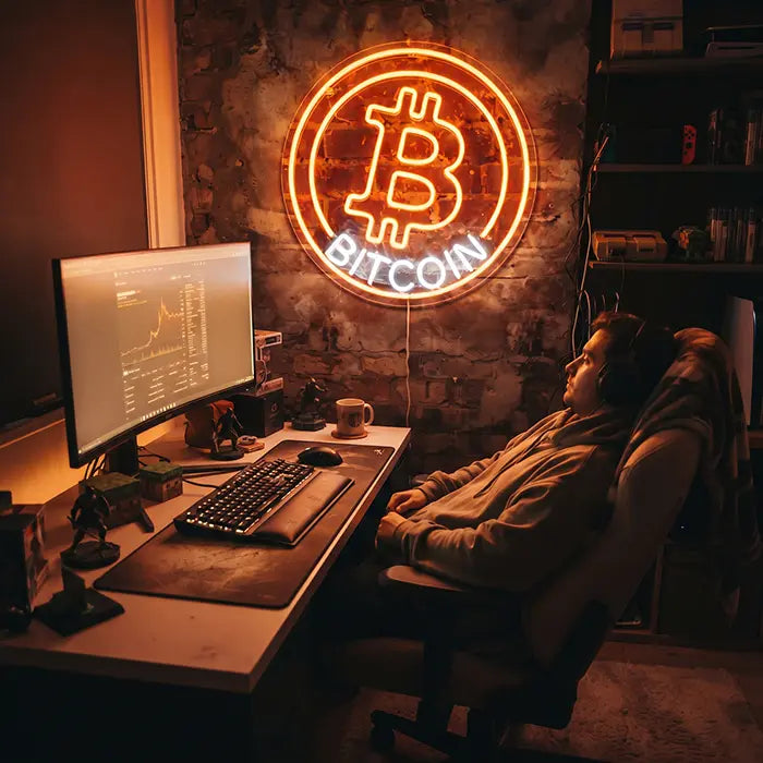 Bitcoin Orange XL 50cm (12V)