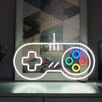 Retro Gaming Controller (40x23cm) USB - loveledlights - LED-Schild - 