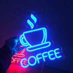 COFFEE (40x31cm) USB - loveledlights - - cofe,kaffee,kofe,tasse