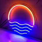 Lichtmeer (XL 60x60cm) USB - loveledlights - - meer,ozean,sonne,sonnenaufgang,sonnenuntergang,wasser