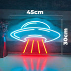 Neon UFO (45x30cm) USB - loveledlights - - alien,fliegende,untertasse