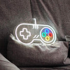 Retro Gaming Controller (40x23cm) USB - loveledlights - LED-Schild - 