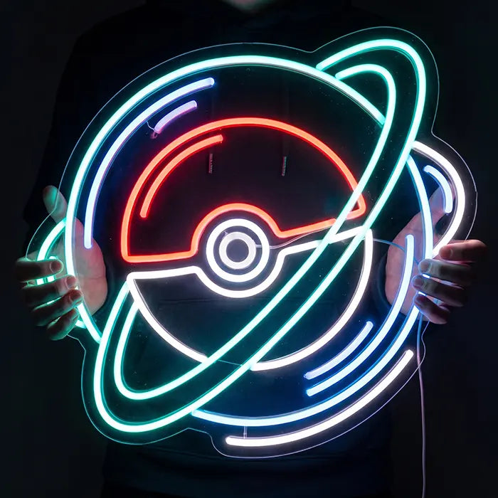 Pokeball im Fangmodus 45cm (12V)