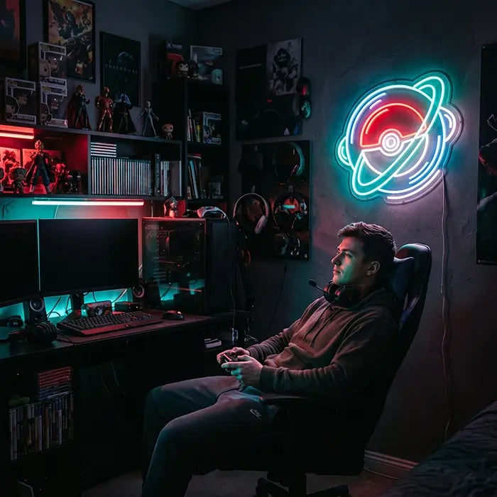Pokeball im Fangmodus 45cm (12V)
