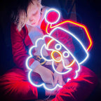 Weihnachtsmann (48x36cm) USB - loveledlights - LED-Schild - 