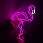 Pinker Flamingo (44x28cm) USB - loveledlights - LED-Schild - 
