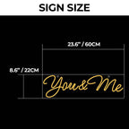 "You & Me" (XXL 60x22cm) USB