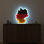 DEUTSCHLAND - Flagge (50x40cm) USB/UV Bild