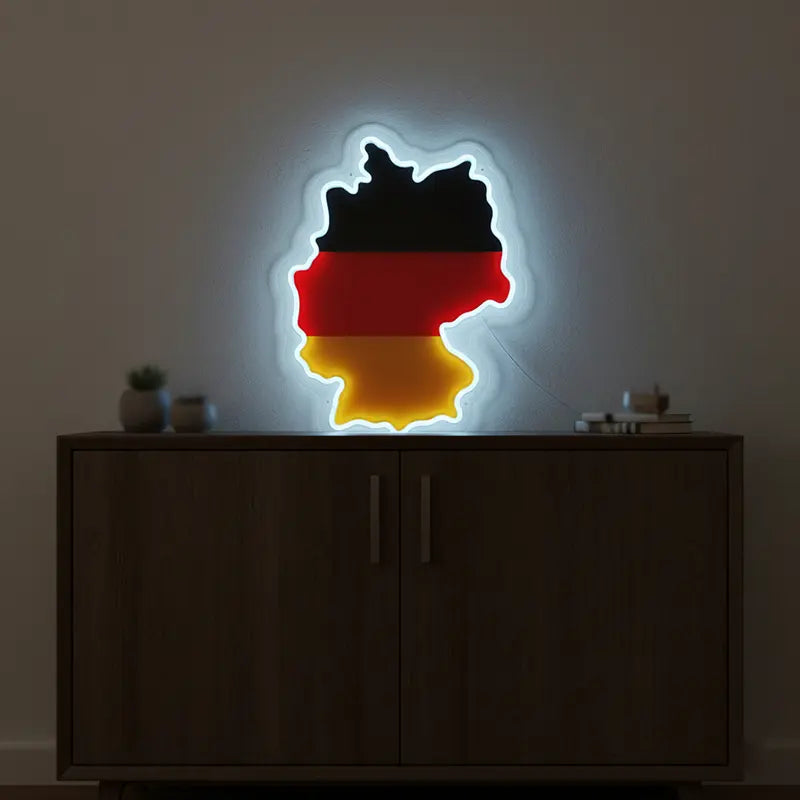 DEUTSCHLAND - Flagge (50x40cm) USB/UV Bild