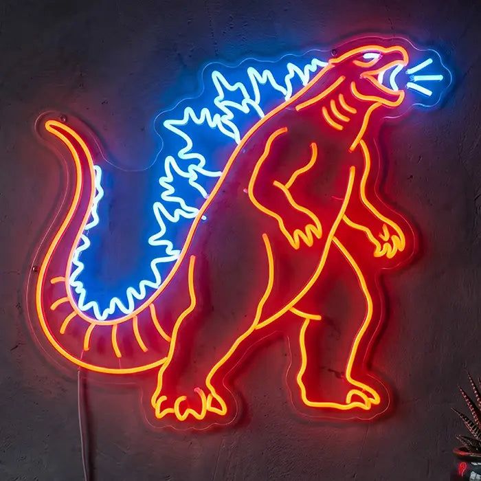 Japanischer Godzilla Art Style, ideal für Menschen die einzigartiges Roomdesign mögen