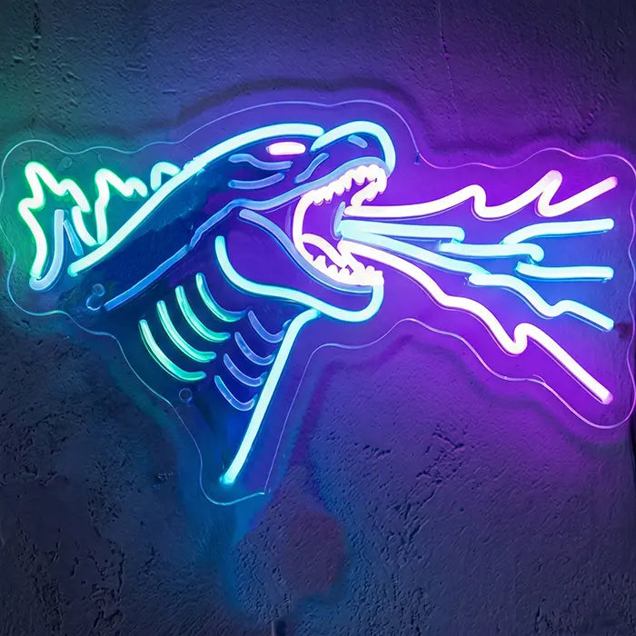 Godzilla Der letzte Blitz Neon LED Schild – Japan Art Style