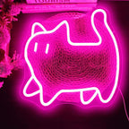 Pinke Dicke Katze (40cm) USB - loveledlights - - dick,katze,pink