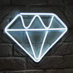 Diamant (35x28cm) USB - loveledlights - LED-Schild - 