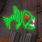Piranha (40x32cm) USB - loveledlights - - 