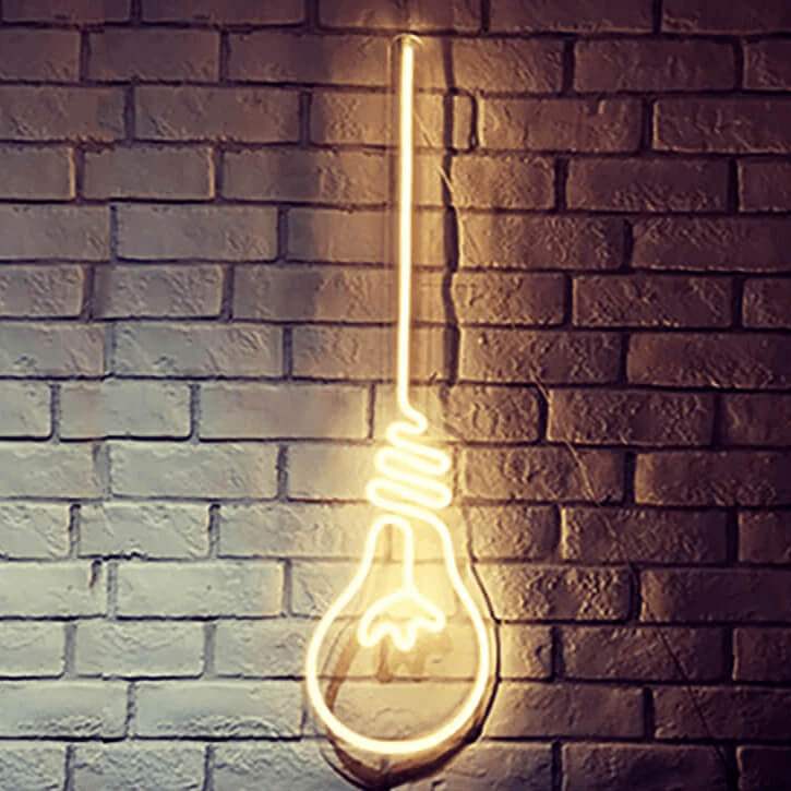 Glühbirne Hängend (70x23cm) USB - loveledlights - LED-Schild - 