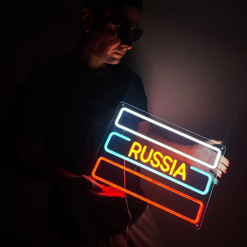 Russland Flagge (40x29cm) USB