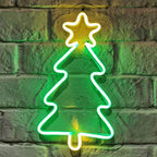 Weihnachtsbaum (35x22cm) USB - loveledlights - LED-Schild - 