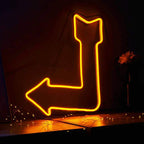 Richtungspfeil (45x45cm) USB - loveledlights - LED-Schild - 