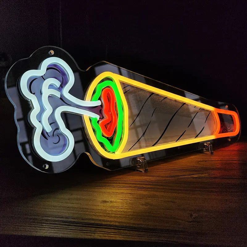 LED Neonschild mit Joint und Wolke – stylische Dekoration für Innenräume