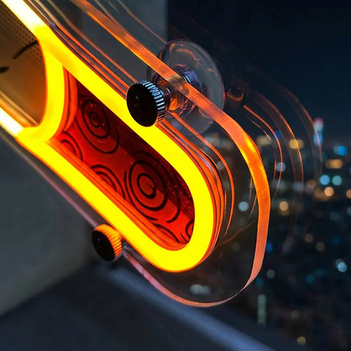 Saugnäpfe für Neon LED Schilder – 4er Set | Bohrfreie Montage