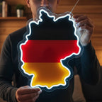 DEUTSCHLAND - Flagge (50x40cm) USB/UV Bild