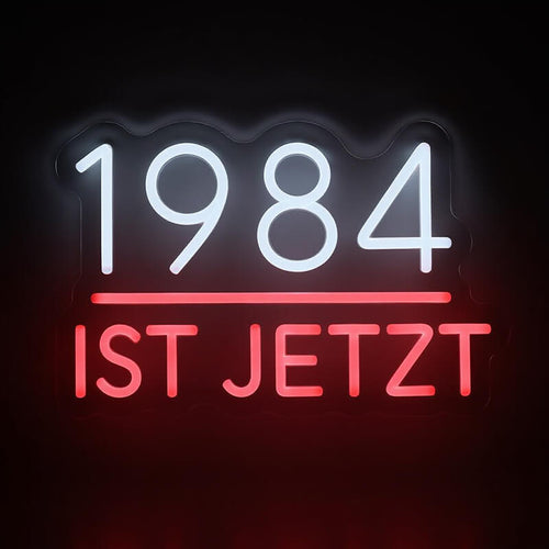 "1984 IST JETZT" (40x25cm) USB