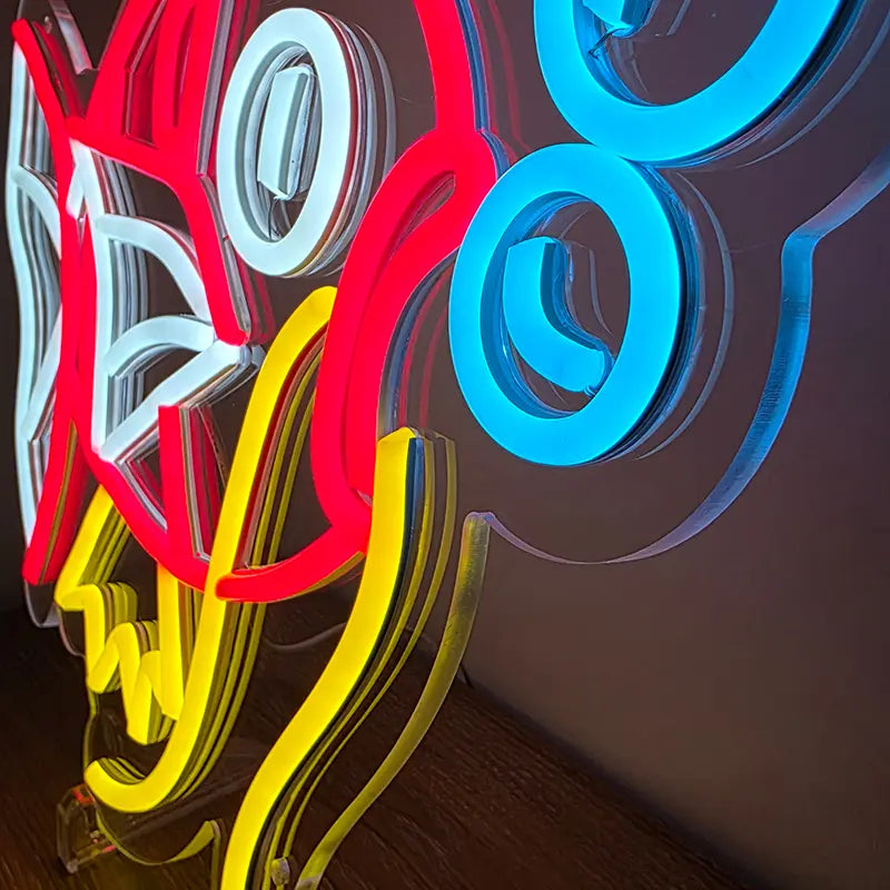 Karpador Pokémon Fisch Neon Licht – Gaming-Zimmer Beleuchtung für Streamer